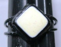 R-582-WD Lucky Charm Ring - White Diamond